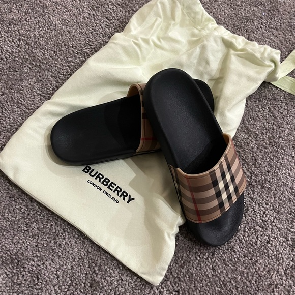 Burberry Furley Burberry Sandals Mens BURBERRY Slides FURLEY In